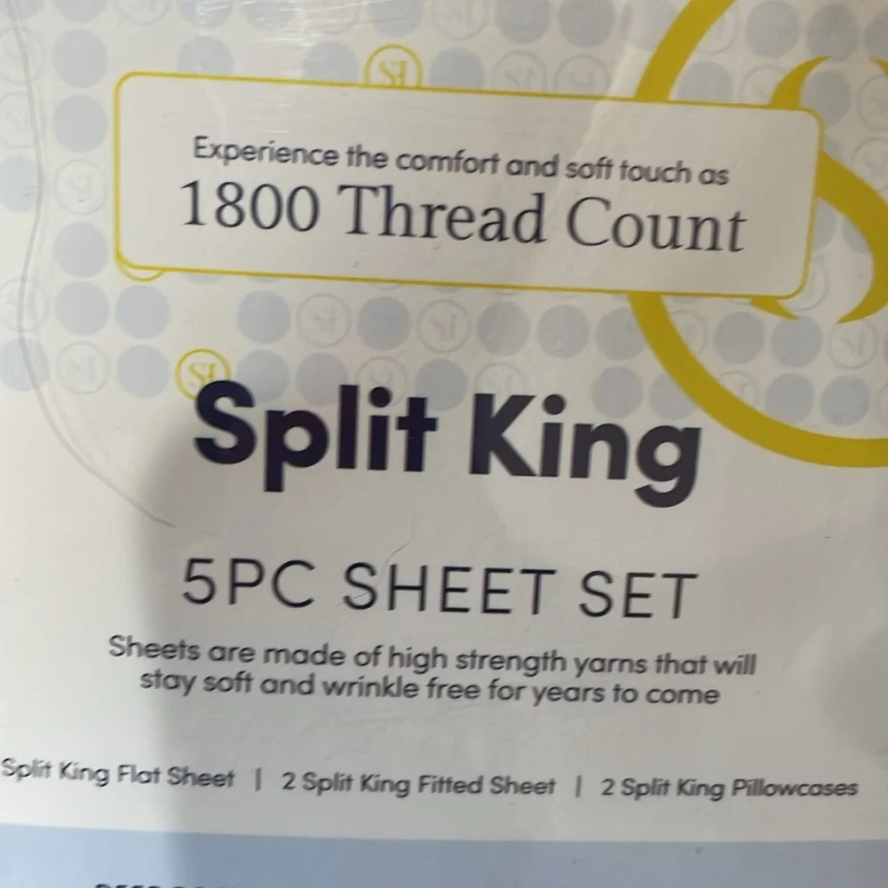 Sweet Home Collection Split king Sheet set